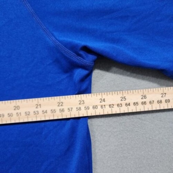 Under Armour Shirt Mens 2XL Blue TShirt Solid Regular CoupeHeatGear Shor… - Picture 10 of 16